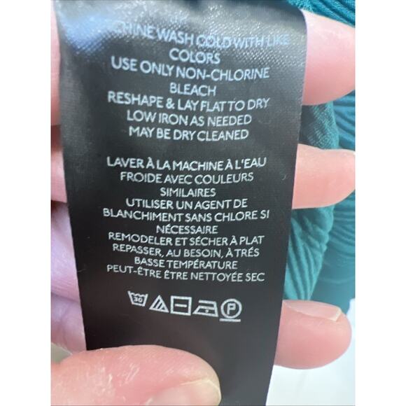 NWT Free People Dress Mini Green Sz Small S Babydoll Back Tie MRSP $110 Pockets - Picture 5 of 10